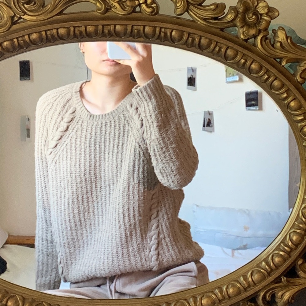 Banana Republic Brown Pullover Chunky Knit Sweater